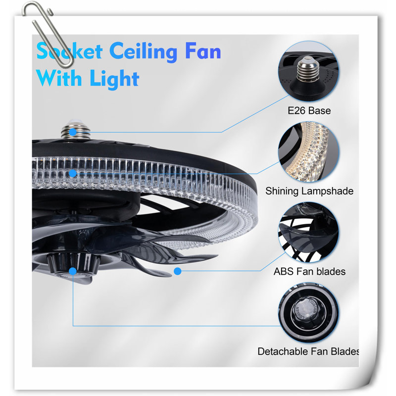 Myhrren Ceiling Fan with LED Lights