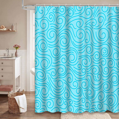 Rideau de douche à 12 crochets