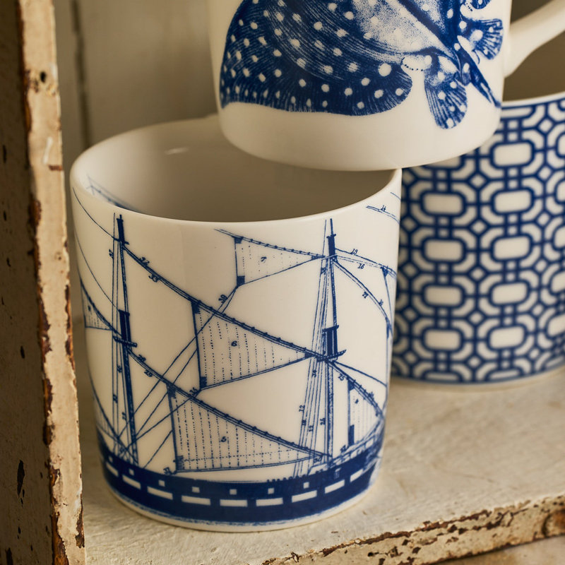 Rigging Handmade Porcelain Coffee Mug