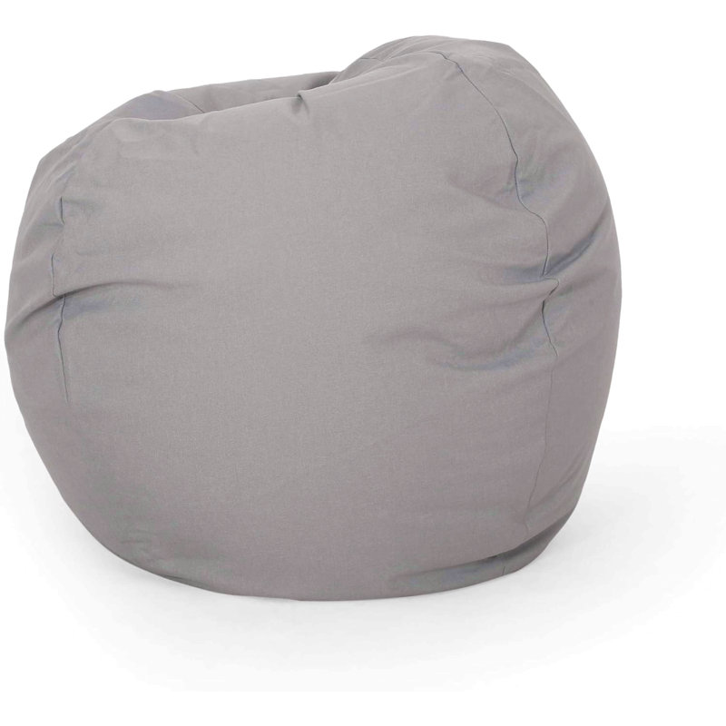 Bean Bag Chair For Home(25 In. X 34 In. X 34 In.), Gray Fabric