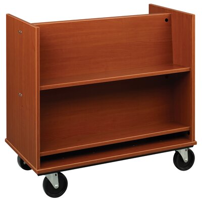 Library Double-Sided Sloped-Shelf Book Cart -  Stevens ID Systems, 88506 Z36-023