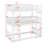 Triple Wood Bunk Bed, With Ladders, Guardrails Detachable Bunk Bed-399701409