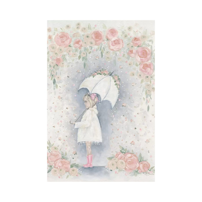 Georgia In The Rain by Hollihocks Art - Wrapped Canvas Painting, 101.6 cm H x 66.04 cm W x 1.91 cm D