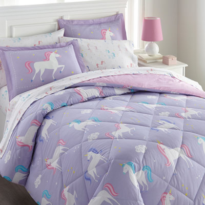 Wildkin Kids Cotton Full Comforter Set – Lightweight, Fits Full Mattress, 2 Pillow Shams Included - Trains, Planes, and Trucks