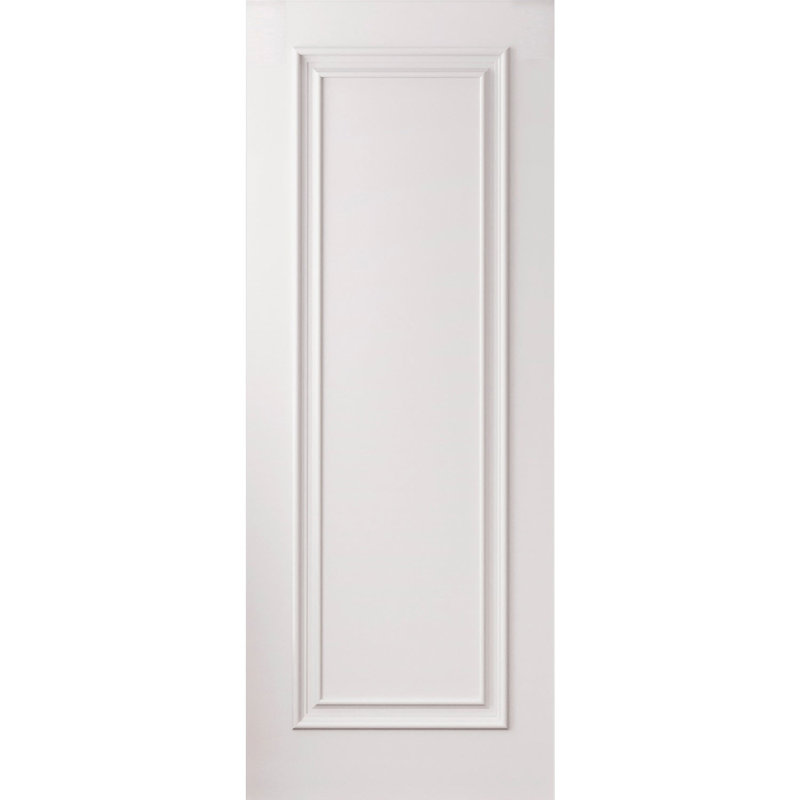 Panneau de porte à dalle | Émail blanc IMPÉRIAL 1811 | Portes de salle de bain et de chambre à coucher, 36 po x 80 po