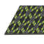 Tapis noir/vert à motifs-1450185449