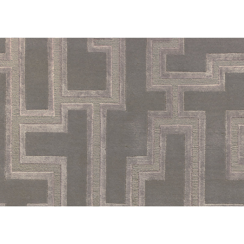 Tapis rectangulaire nuage / gris / ivoire, Rectangle 9 pi x 12 pi, Gris