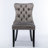Milva Velvet Dining Chairs Upholstered High-end Tufted Dining Room Chair with Nailhead Back Ring-291755002
