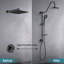 Système de douche de 8 pouces avec douche à main et pomme de douche à effet pluie-107125483