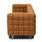 Faux Leather Square Arms Sofa-1820623969