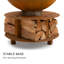 Round Steel Smokeless Fire Pit-69312614