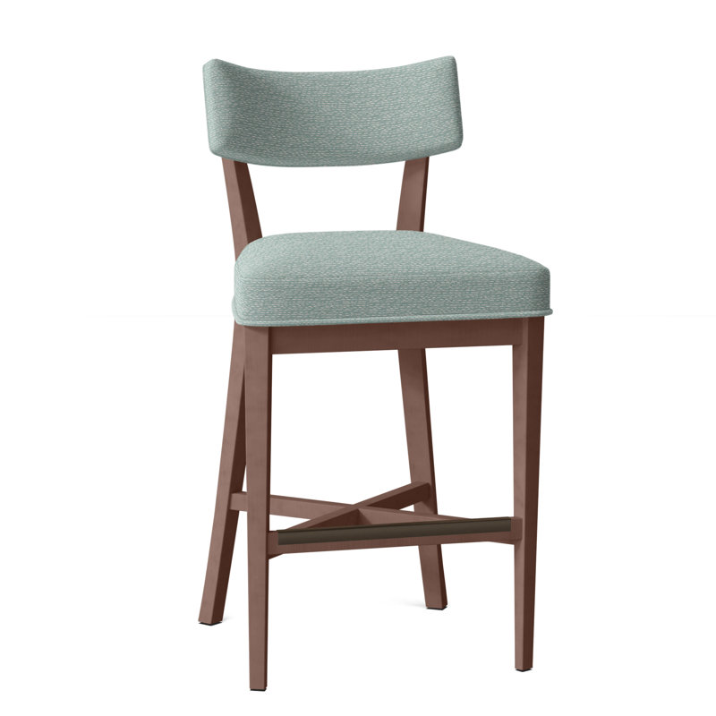 Tabouret de bar 29,5 po Juliet, Perigold Arigato Patina, Noyer, Tabouret de comptoir (siège d'une hauteur de 25,5