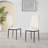 Edward Statement Pedestal Dining Table Set with 6 Luxury Faux Leather Upholstered Dining Chairs-1059651231-1059651226