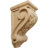 4 1/2"W x 5"D x 10"H Medium Basket Weave Corbel, Cherry (4-Pack)-91262678-125117058