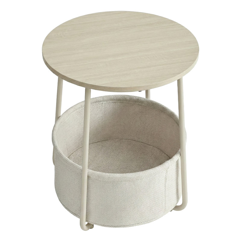 End Table, Cream White