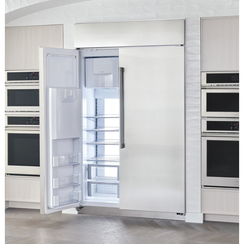 Monogram 48" Built-In Side-By-Side Refrigerator With Dispenser, Minimalist