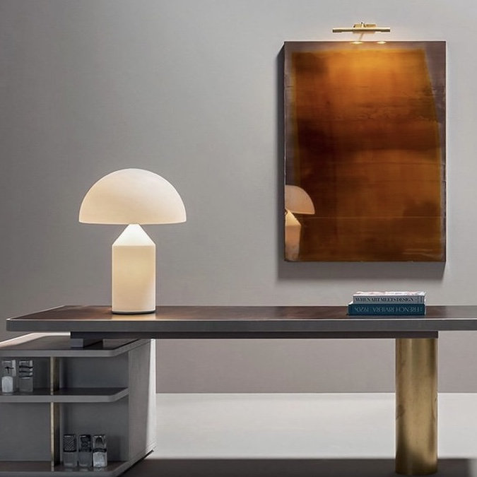 Atollo Table Lamp, 19.7" H x 15" W x 15" D