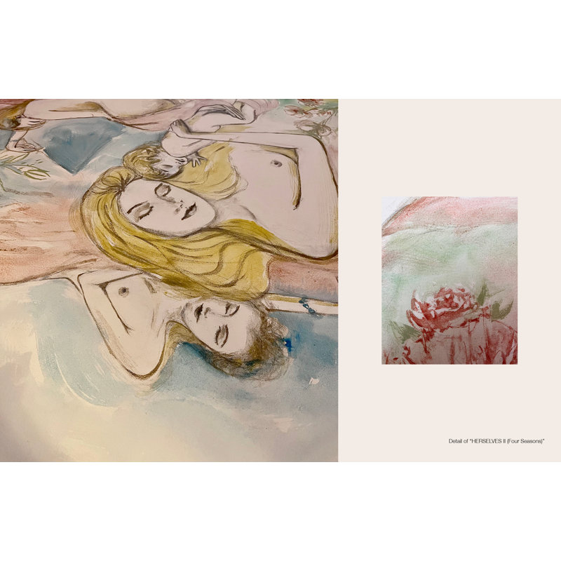 Herselves II (Four Seasons) by Fanyu Lin - Wrapped Canvas Painting