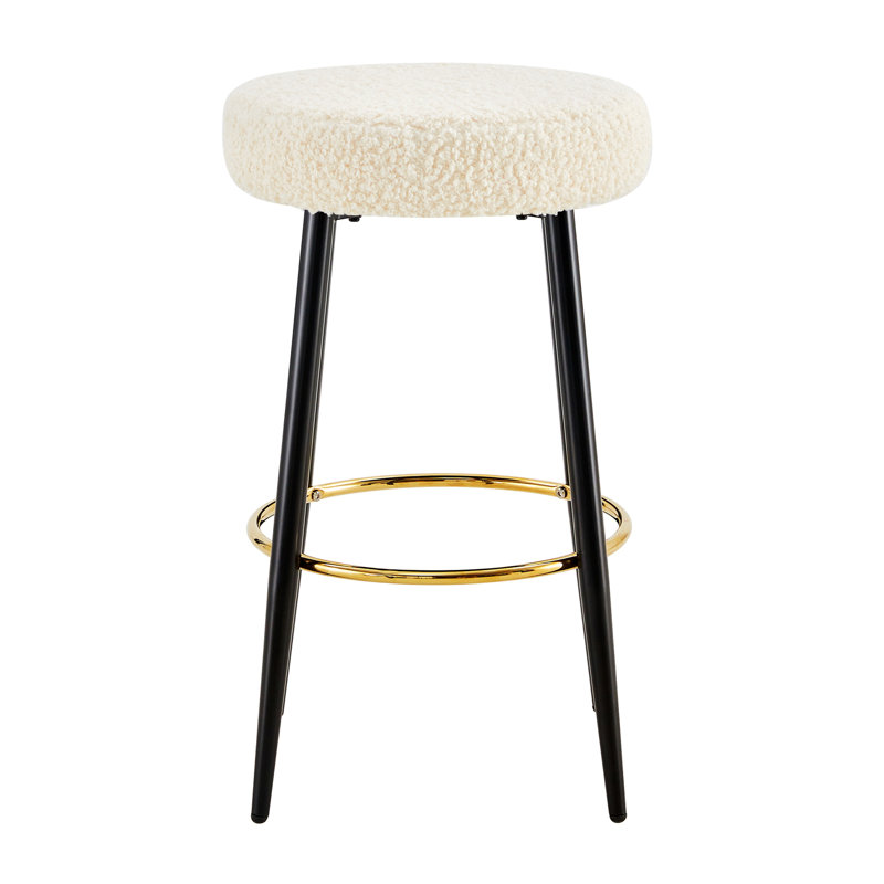 Tabouret Newbury, Tabouret de comptoir (hauteur du siège: 25 po), Blanc