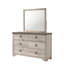 Commode 6 tiroirs style vieilli 1 pièce Cottage