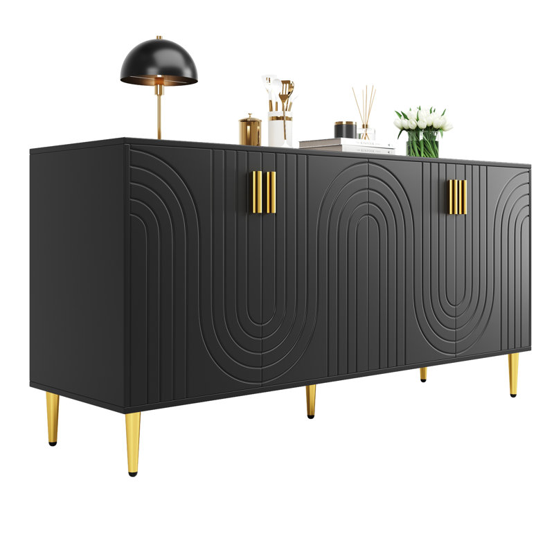 Ahlan 152cm Sideboard, Black