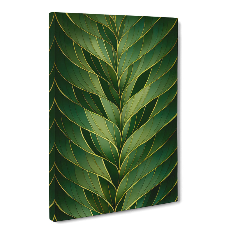 Dongola Plant Leaf Vol.7 - Wrapped Canvas, 76cm H x 50cm W x 3cm D