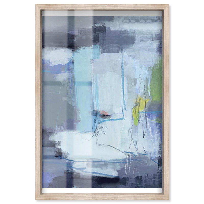 Twilight Over Water, H 25 po x l 21 po, Crème, crème