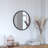 Nafne Wall Mount Shatterproof Round Accent Wall Mirror with Metal Frame-1397083070-1398810198