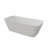 67 Inch Solid Surface Soaking Bathtub - Deep Soak Freestanding Tub