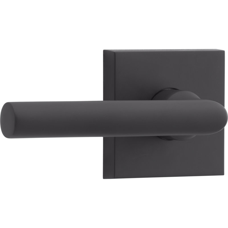 Satin Black Privacy Door Lever