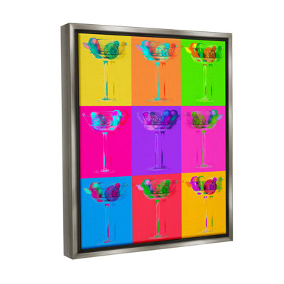 «Pop Style Martinis Floater Frame» par Lil 'Rue sur