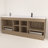 Monterey 83.8" Freestanding Bathroom Vanity with Reinforced Acrylic DOUBLE Sink-945325669