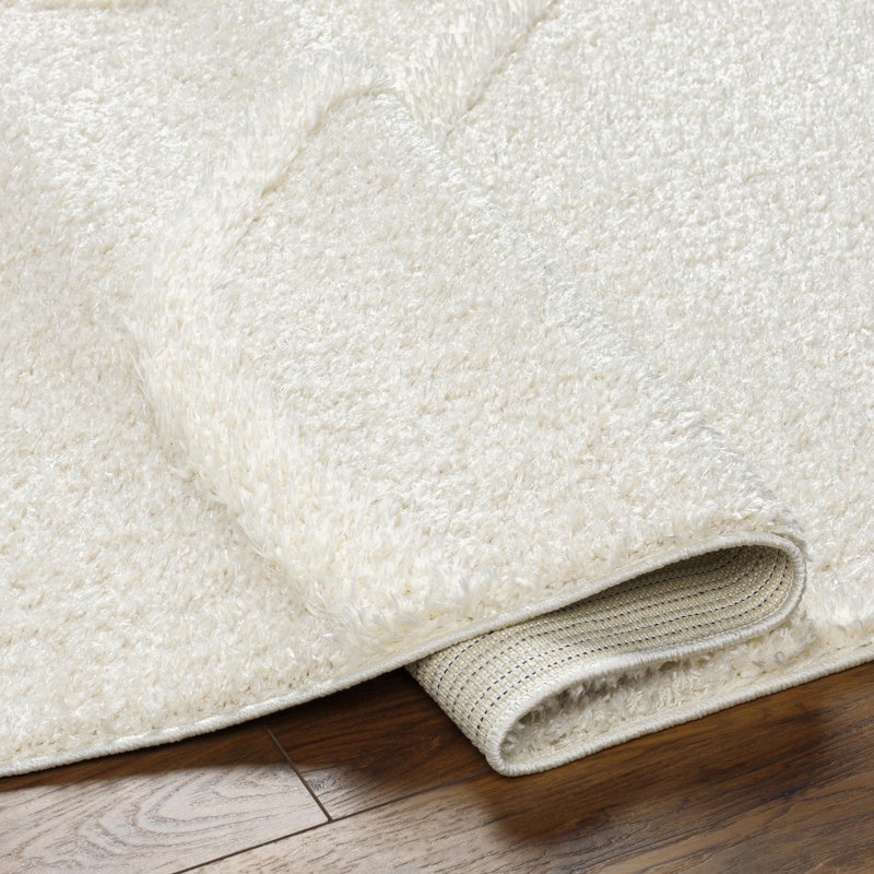 Farshid Machine Woven Area Rug, Rectangle 9' x 12', Green/Dark Green