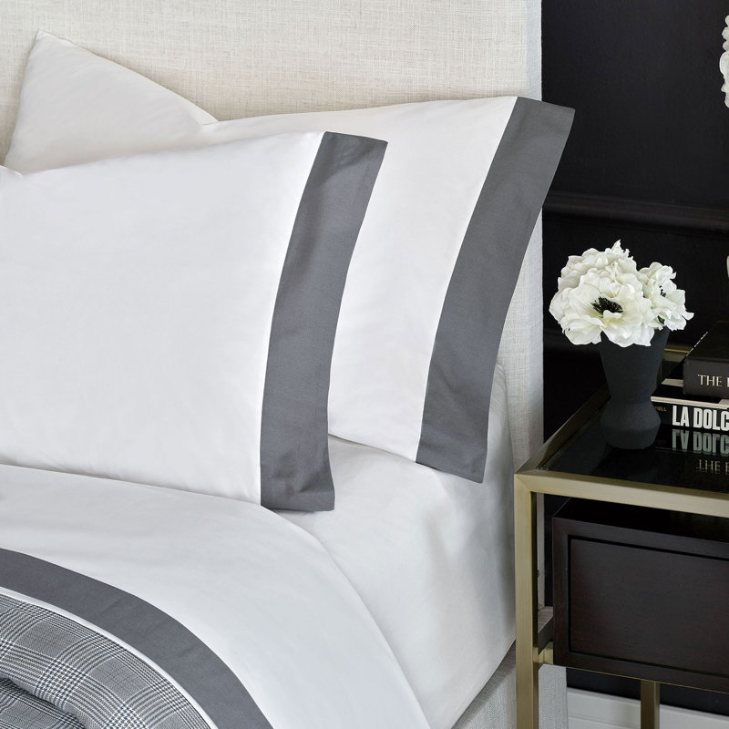Octavius Egyptian Cotton Percale, Standard Pillowcase