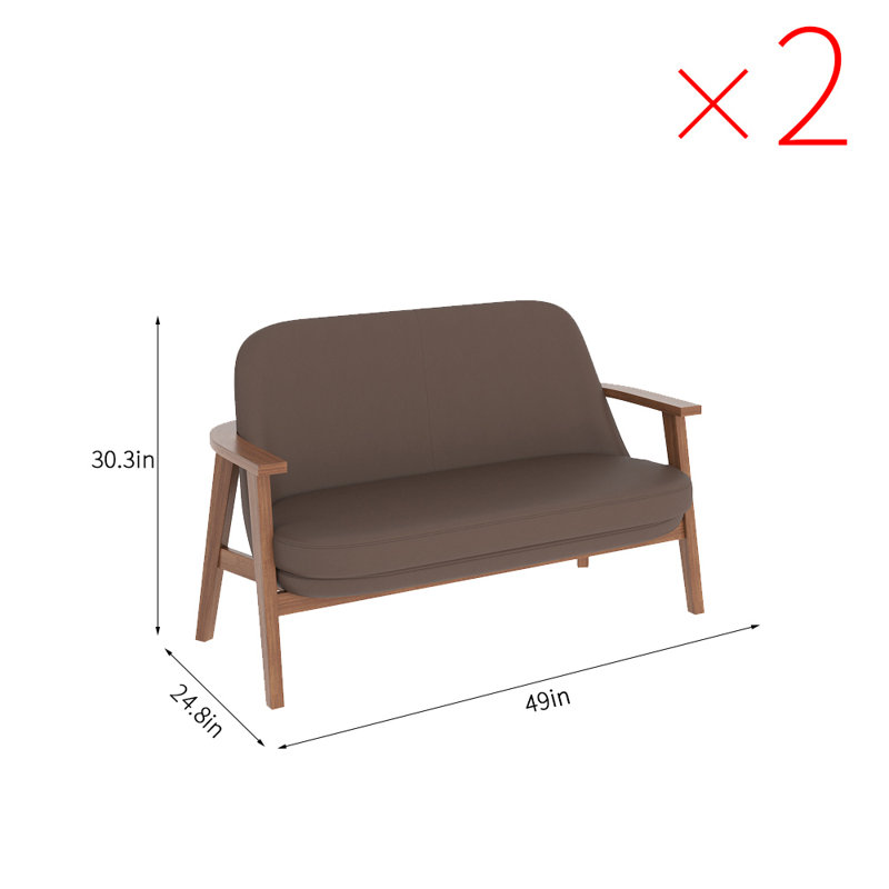 Banc rembourré en similicuir Modern Modern