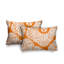 Polyester / Mélange de polyester Housse de coussin rectangulaire intérieure / extérieure lombaire et insert-657578992