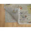 Tapis oriental gris pâle 2 pi 1 po x 3 pi avec motif Agra, laine pure, tapis oriental noué à la main
