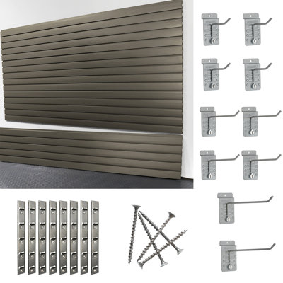 Slatwall Large Heavy Duty Starter System