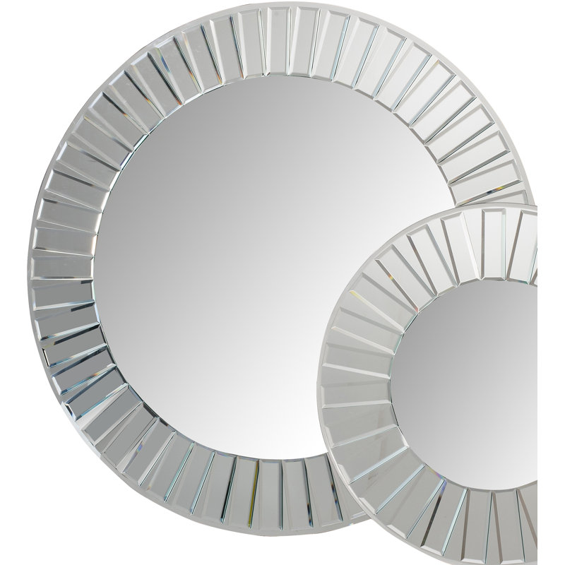 Quonochontaug Glass Flat Mirror, 92 cm H x 92 cm W