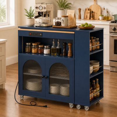 Îlot de cuisine en bois