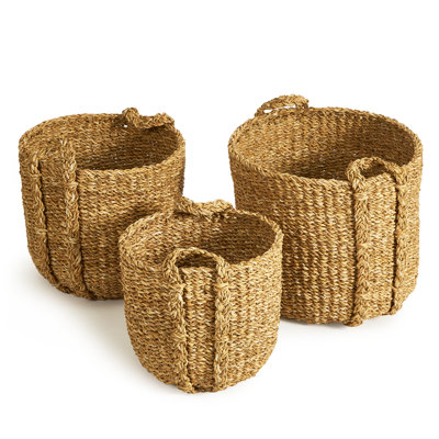 Charton 3 Piece Seagrass Basket Set