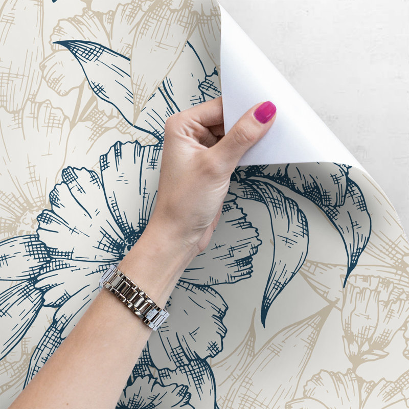 Carmia 2.5m x 2.5m Matte Peel & Stick Mural, 250 x 250cm