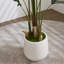 Palmier artificiel 6 pi, plante artificielle d'intérieur avec jardinière blanche pour décoration de bureau personnel