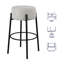 Tabouret de comptoir rembourré Degnan
