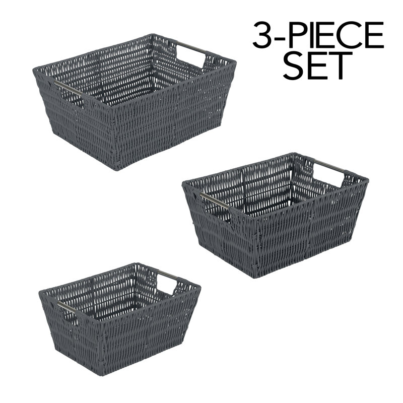 Simplify Plastic Box, Charcoal