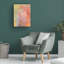 Art mural sur toile tendue - «Cyber Composite I» de Victoria Barnes pour décoration de salon, de chambre à coucher ou de bureau - 35 x 47