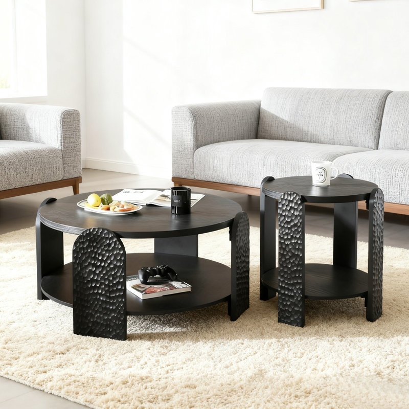 Ensemble de tables basses rondes Modern Modern