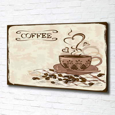 Aromatic Coffee - Wrapped Canvas Print