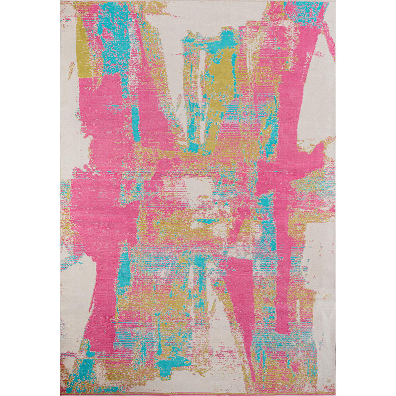 Rapture Abstract Area Rug, Rectangle 6'7" x 8'3"