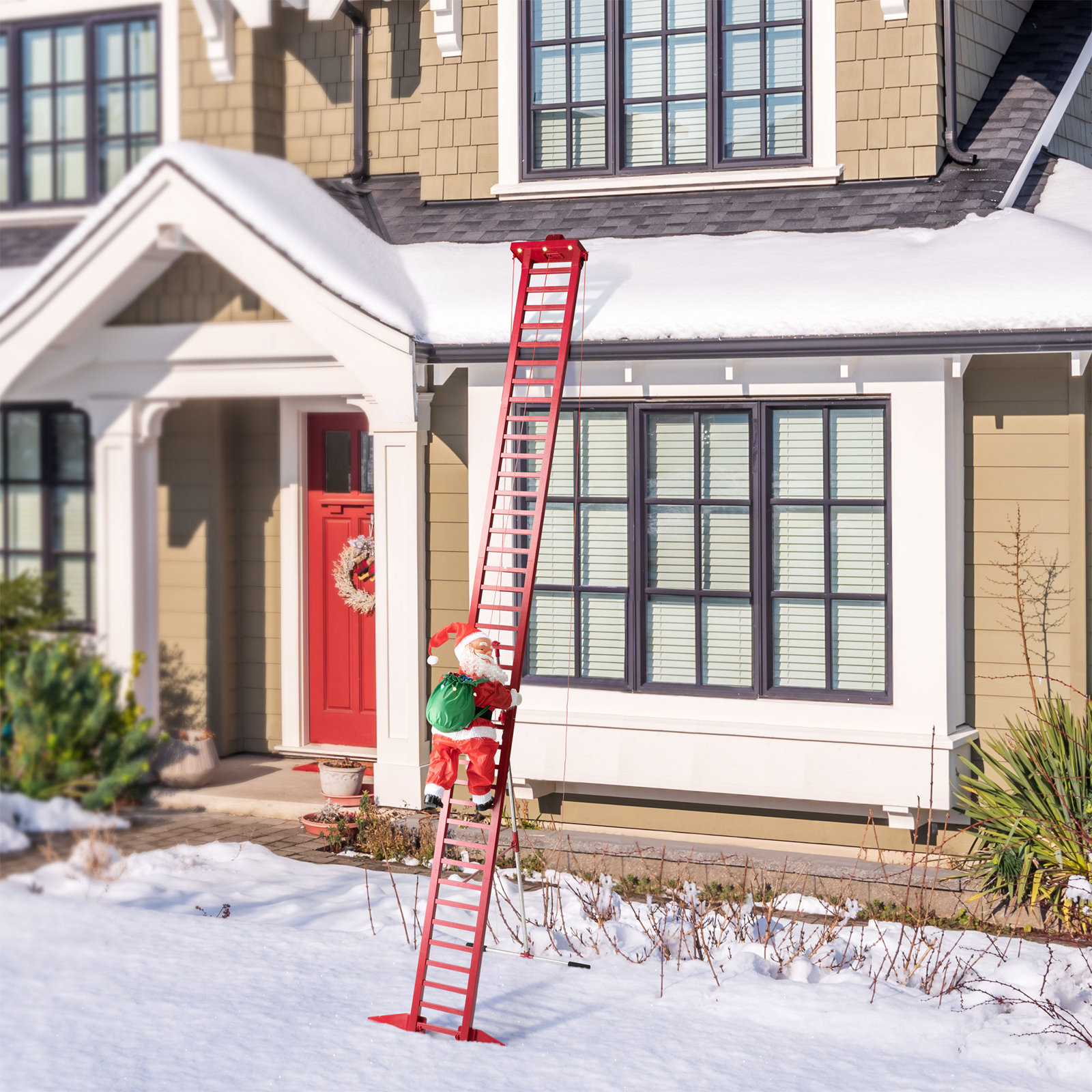 10' Outdoor Animated Super Climbing Santa